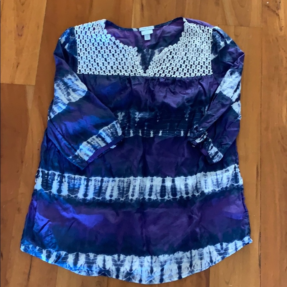 Calypso St Barth for Target silk tie-dye tunic